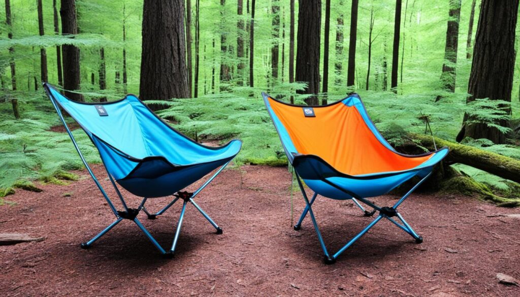 alternatieve campingstoelen